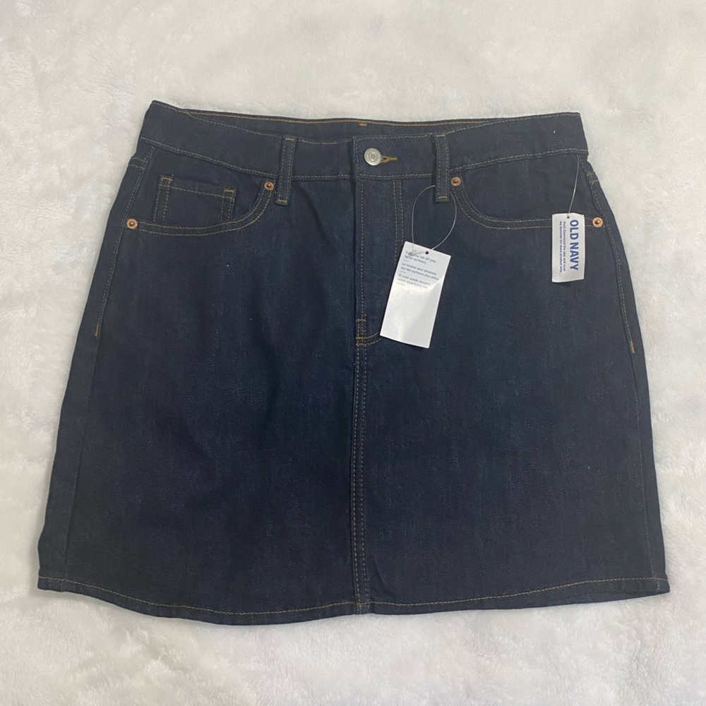 Old Navy Women's Dark Denim Skirt